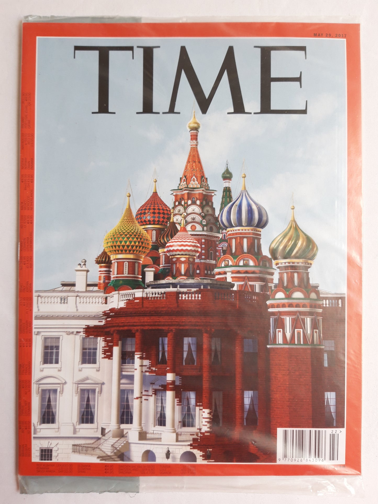 Time magazine Kremlin White Hous Russia USA America Original packaging OVP Original verpackt 29.05.2017 May Mai 2017