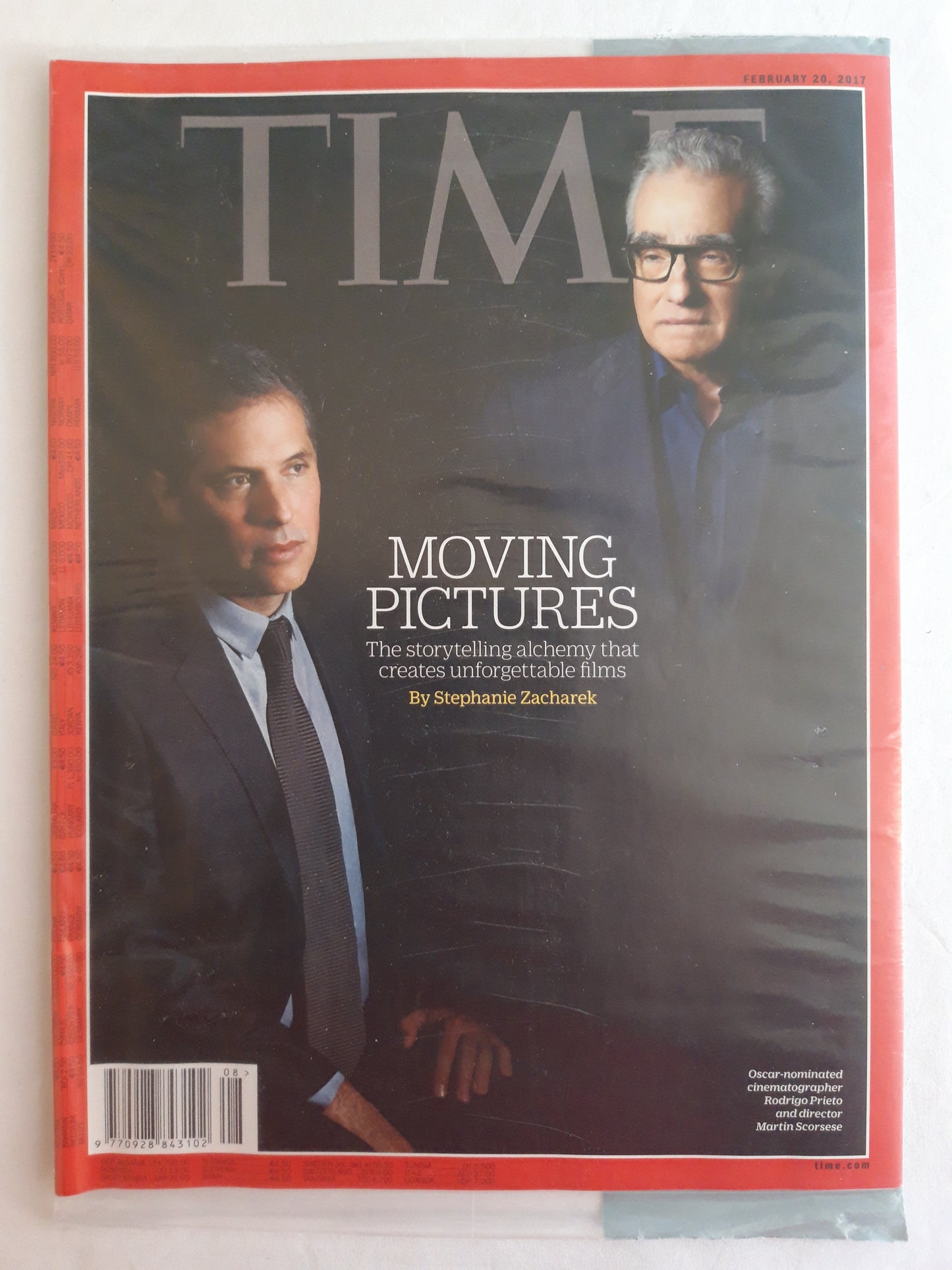 Time magazine Moving pictures Rodrigo Prieto Martin Scorsese Original packaging OVP Original verpackt 20.02.2017 February 2017