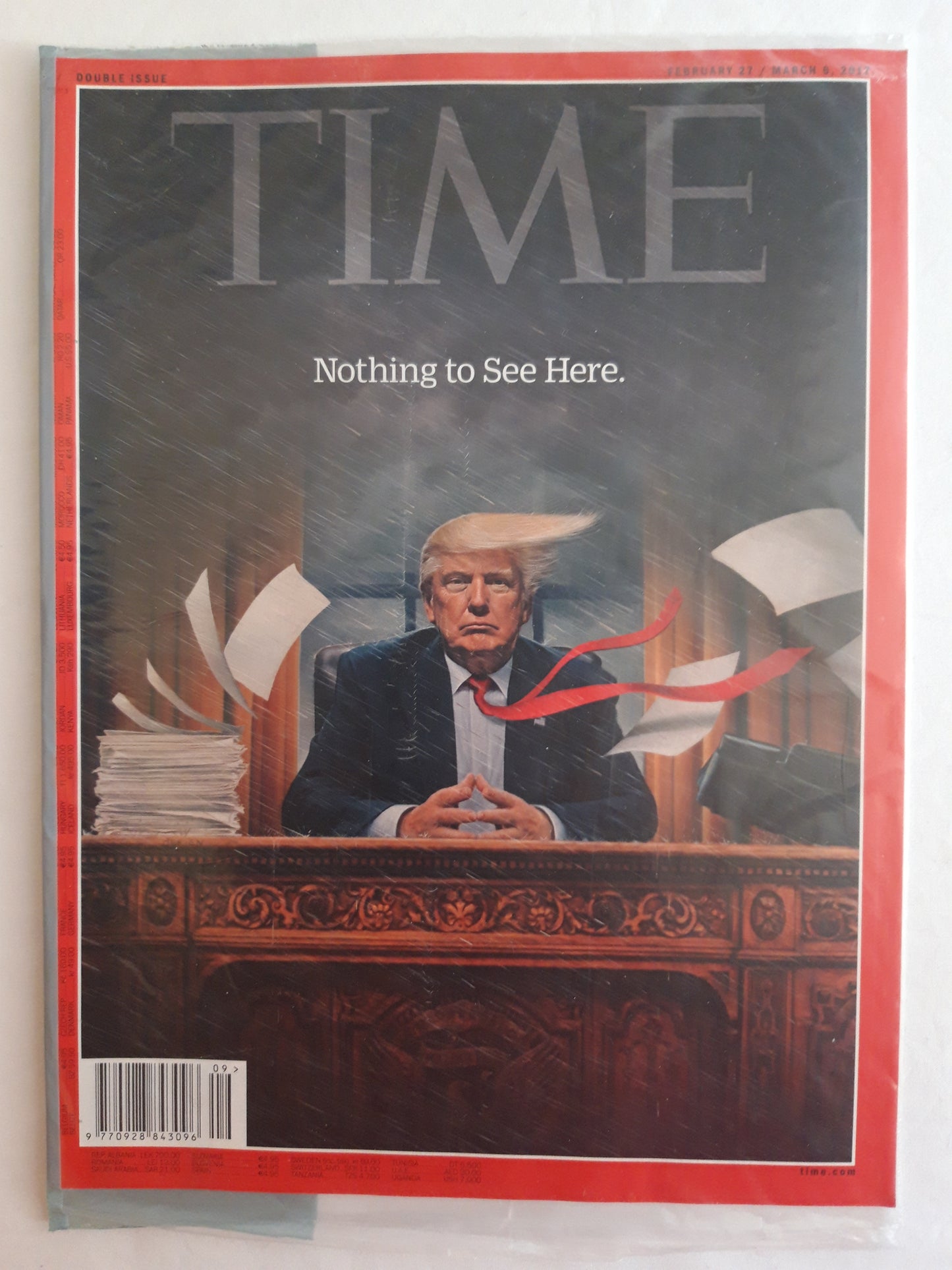 Time magazine Donald Trump Nothing to See here Original packaging OVP Original verpackt 27.02.2017 / 06.03.2017 February March März 2017