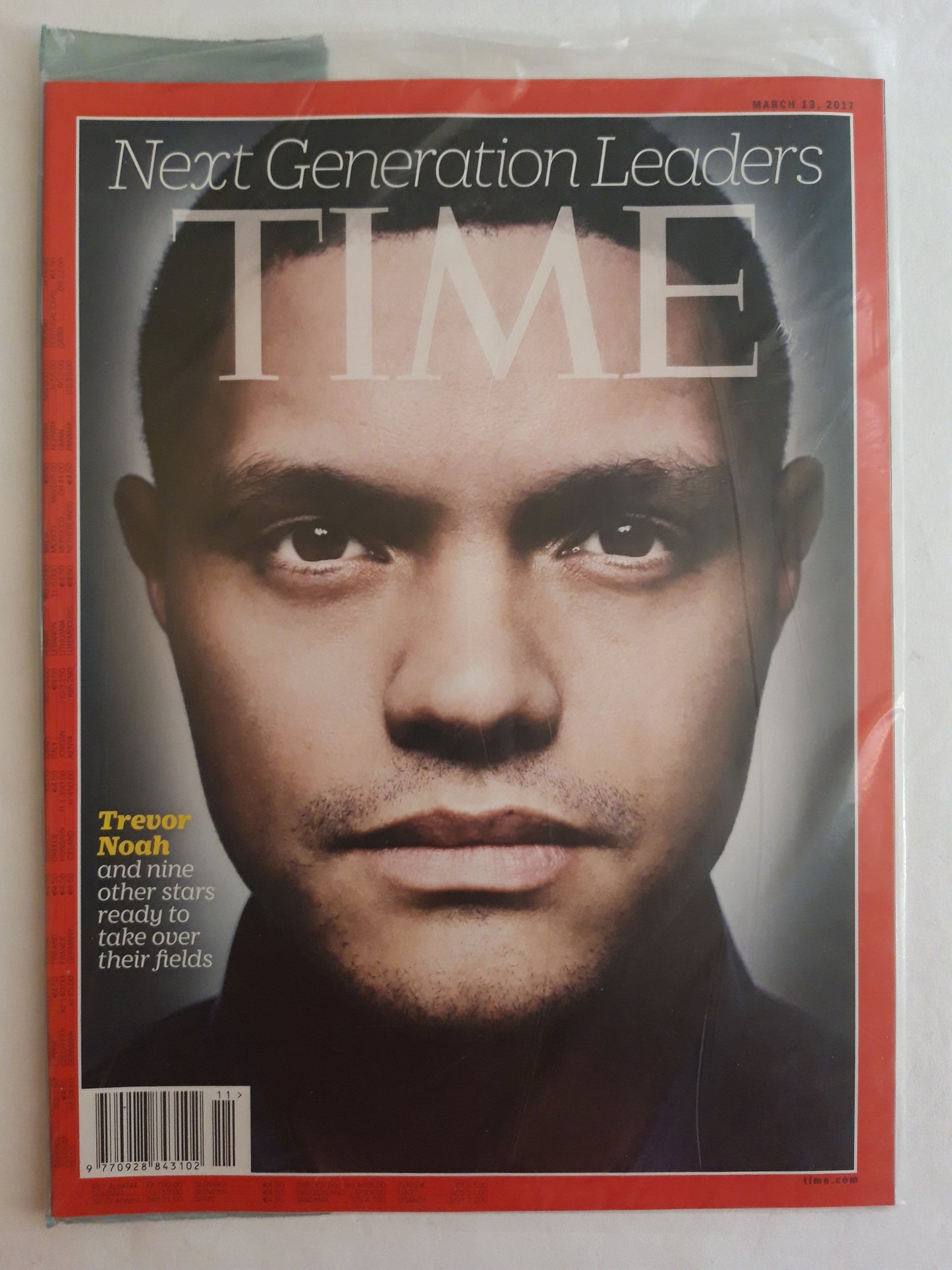 Time magazine Next Generation Leaders Trevor Noah Original packaging OVP Original verpackt 13.03.2017 März March 2017