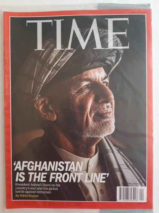 Time magazine "Afganistan is the front line" President Ashraf Ghani Original packaging OVP Original verpackt 12.06.2017 Juni 2017