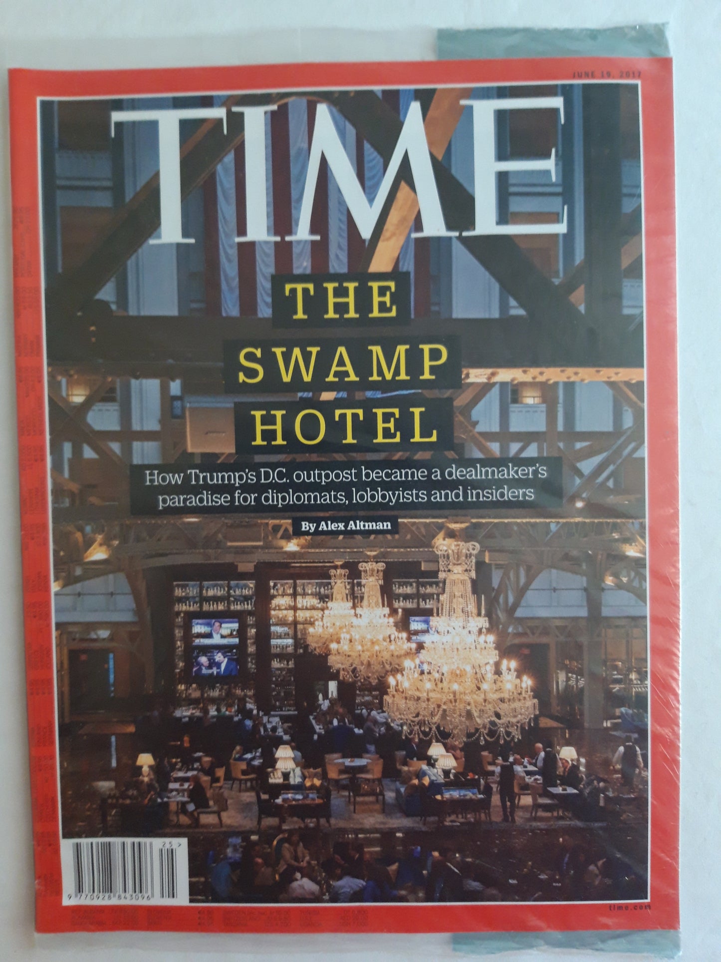 Time magazine The Swamp hotel Original packaging OVP Original verpackt 19.06.2017 Juni 2017