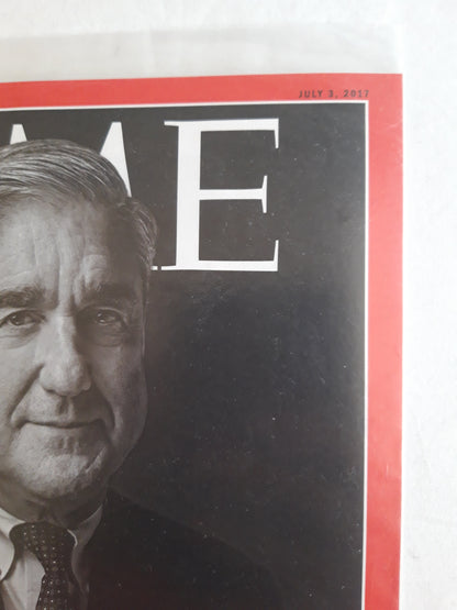 Time magazine The Lie Detector Someone`s not telling the truth Former FBI director and now special counsel Robert Mueller Original packaging OVP Original verpackt 03.07.2017 July Juli 2017