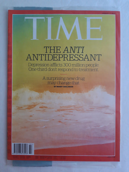 Time magazine The Anti Antidepressant Depression afficts 300 million people Original packaging OVP Original verpackt 07.08.2017 August 2017