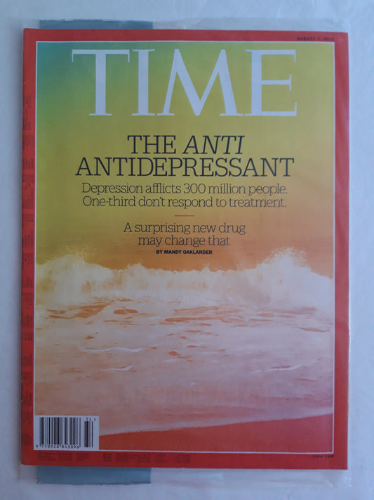 Time magazine The Anti Antidepressant Depression afficts 300 million people Original packaging OVP Original verpackt 07.08.2017 August 2017