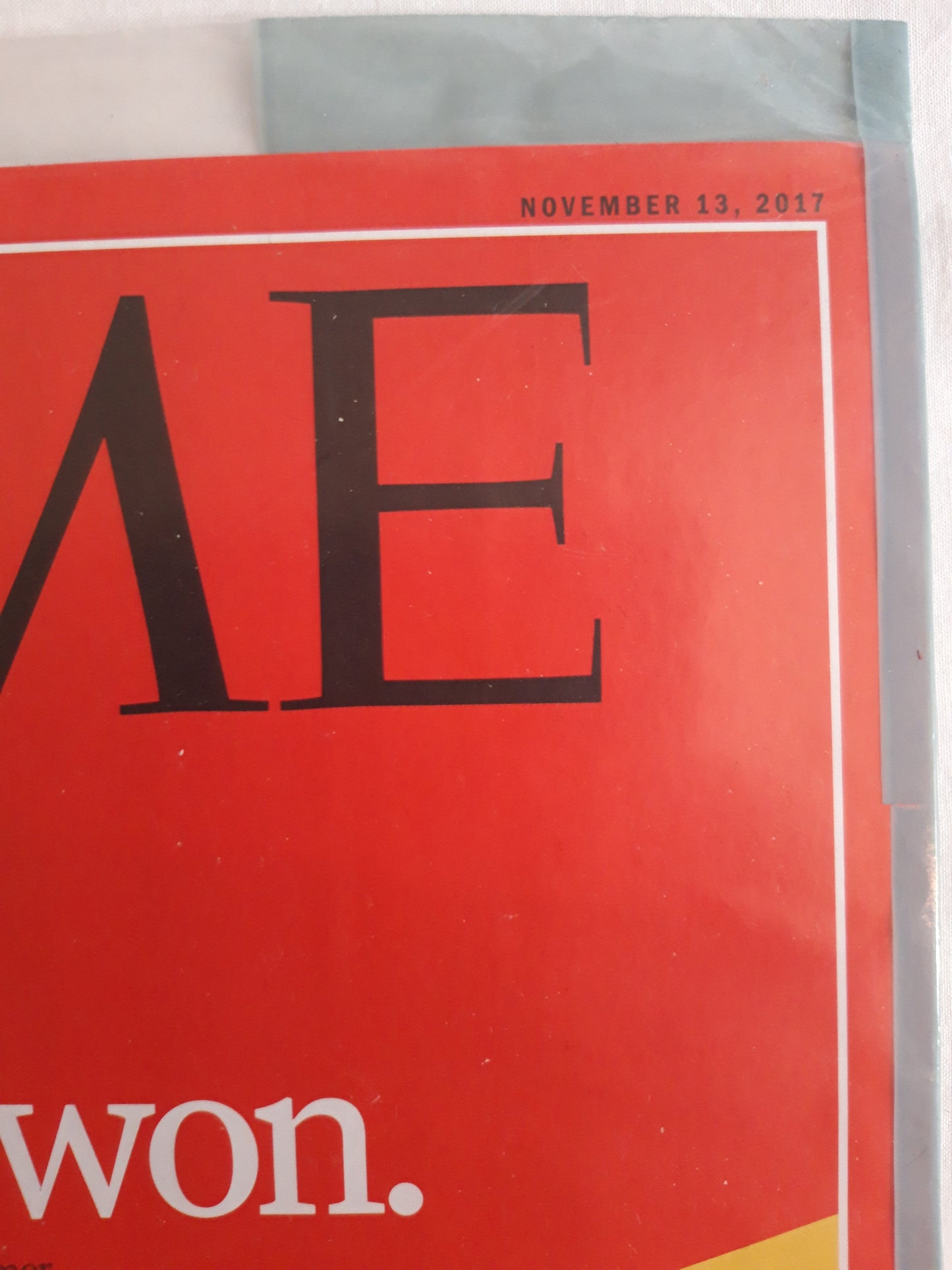 Time magazine China won Trump`s Russia crisis grows Original packaging OVP Original verpackt 13.11.2017 November 2017