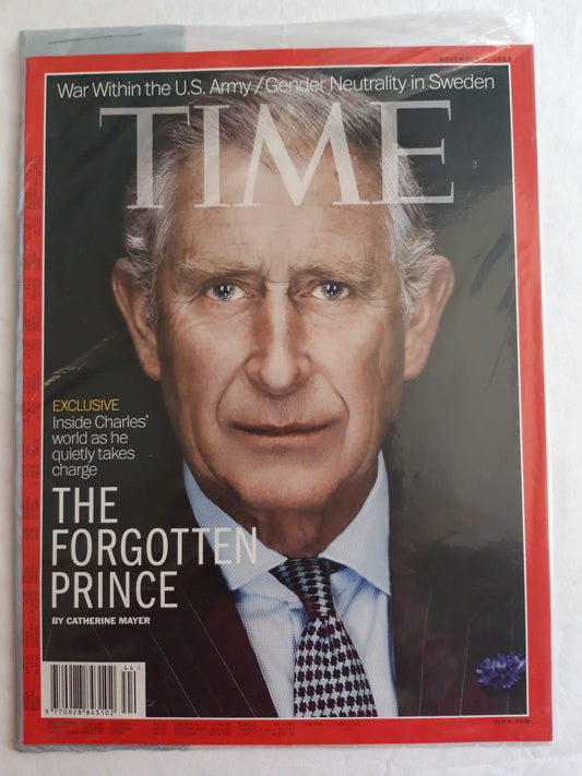 Time magazine Charles The Forgotten Prince U.S. Gender Neutrality in Sweden Original packaging OVP Original verpackt 04.11.2013 November 2013
