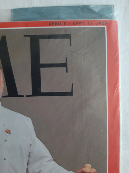 Time magazine Jose Andres A Chef`s Pandemic relief mission Original packaging OVP Original verpackt 06.04.2020 / 13.04.2020 April 2020