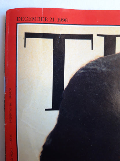 Time magazine Will they really impeach him? The best of 1998 21.12.1998 21. Dezember December 1998