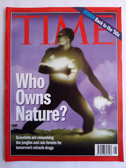 Time magazine Who Owns Nature? Design Back to the ´50s? 30.11.1998 30. November 1998