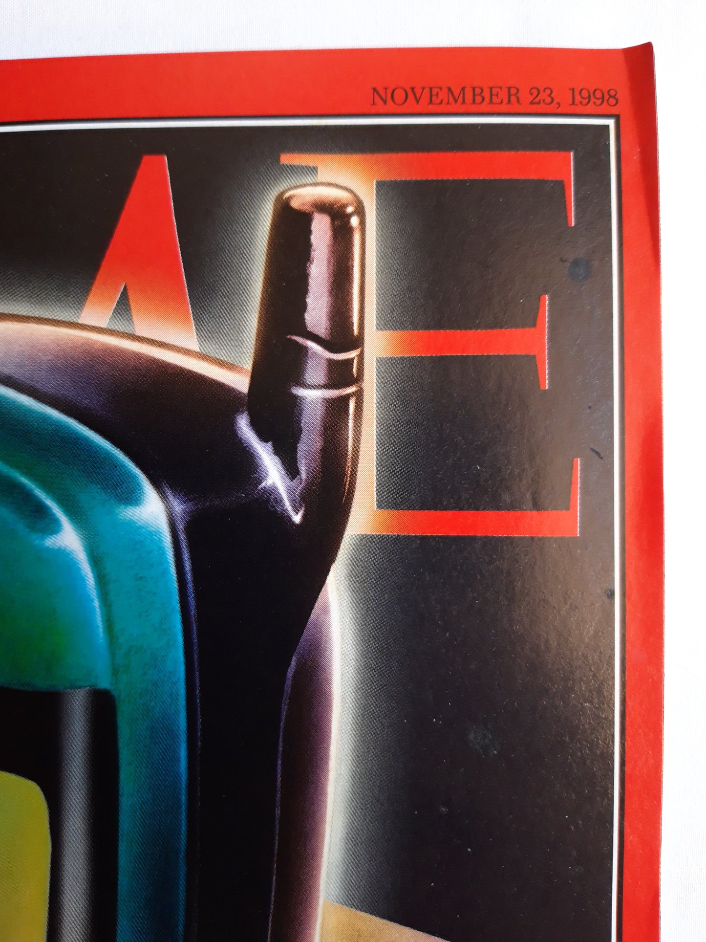 Time magazine A Really Smart Computer in Your Pocket mobile phone The Iraq crisis Back From the Brink? 23.11.1998 23. November 1998