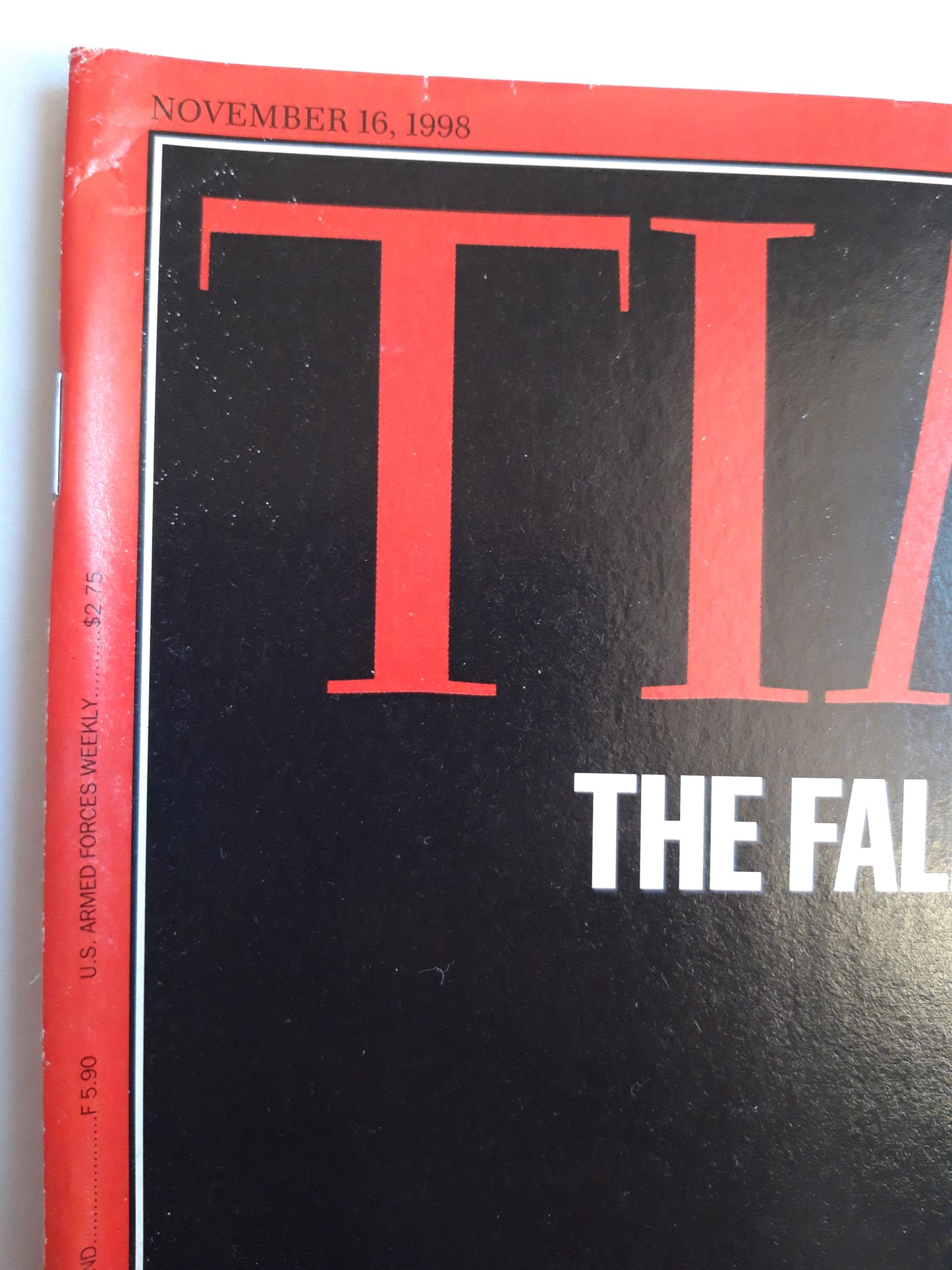 Time magazine The Fall of Newt Tom Wolfe: A Man in Full 16.11.1998 16. November 1998