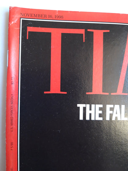 Time magazine The Fall of Newt Tom Wolfe: A Man in Full 16.11.1998 16. November 1998