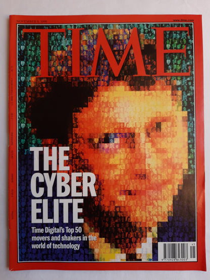 Time magazine The Cyber Elite Time Digital`s Top 50 movers and shakers in the world of technology 09.11.1998 09. November 1998