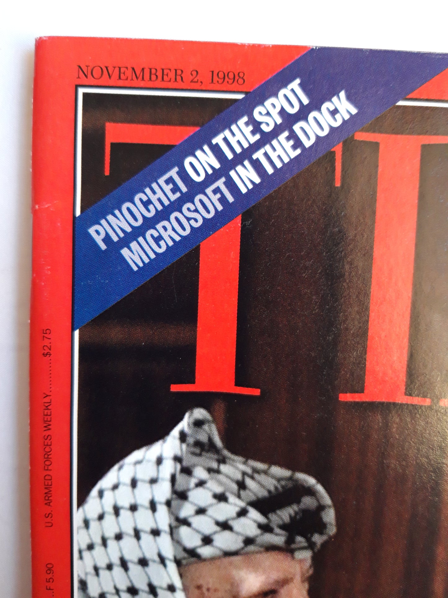 Time magazine Salaam, Shalom Pinochet on the spot Microsoft In the dock 02.11.1998 02. November 1998
