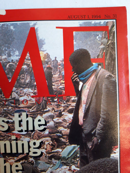 Time magazine Rwandan border  President of Goma Zaire 01.08.1994 01. August 1994