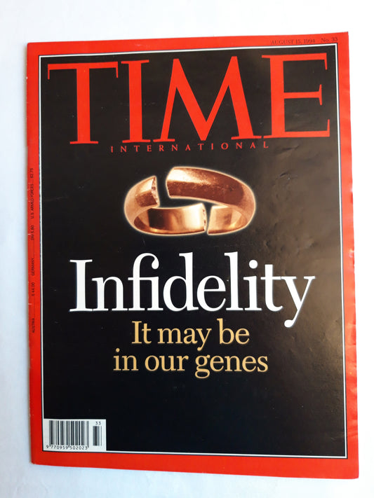 Time magazine Infidelity It may be in our genes 15.08.1994 15. August 1994 No. 33