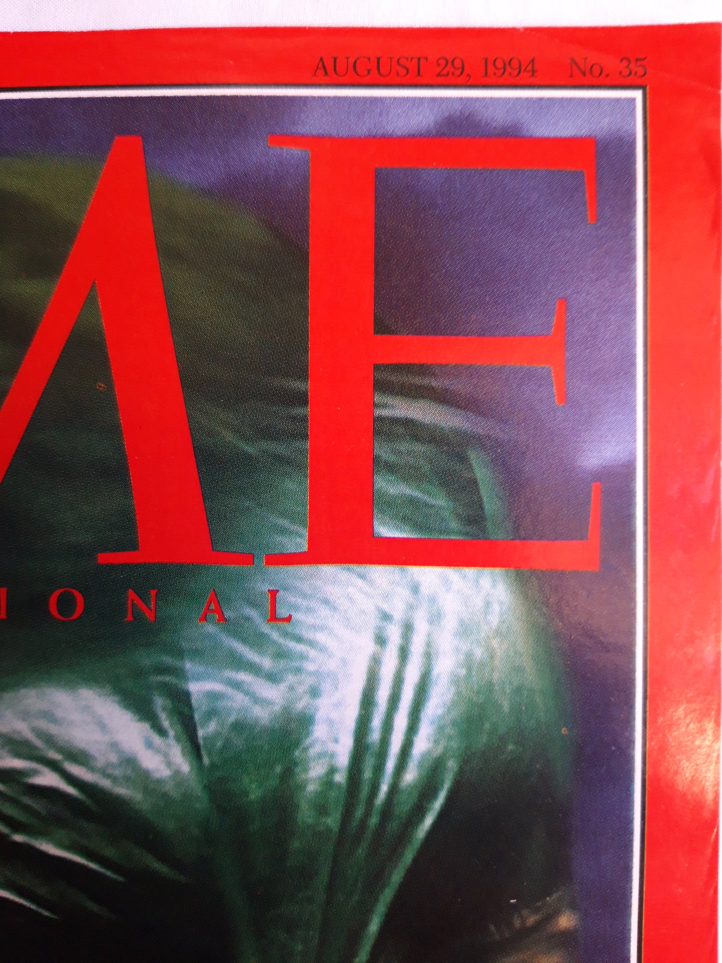 Time magazine International Nuclear Terror For Sale Carlos the Jackal Plutonium 29.08.1994 29. August 1994No.35