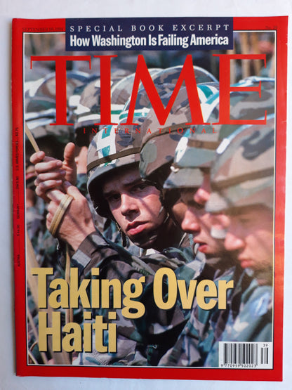 Time magazine Taking Over Haiti Special Book Excerpt How Washington Is Failing America 26.09.1994 26. September 1994