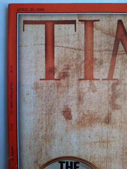 Time magazine The shroud of turin Is this Jesus? Northern Ireland A Peace Agreement 20.04.1998 20. April 1998