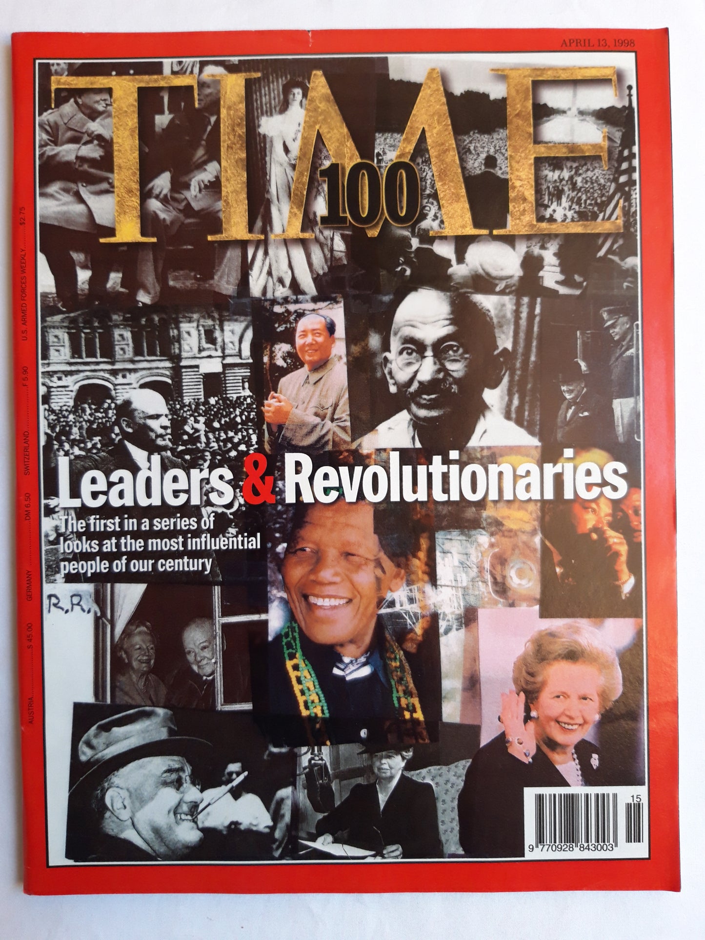 Time magazine 100 Leaders & Revolutionaries Most influential people of our century 13.04.1998 13. April 1998