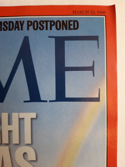Time magazine Bright Ideas How new technology can heal the environment, not harm it Asteroid scare: doomsday postponed 23.03.1998 23. März March 1998