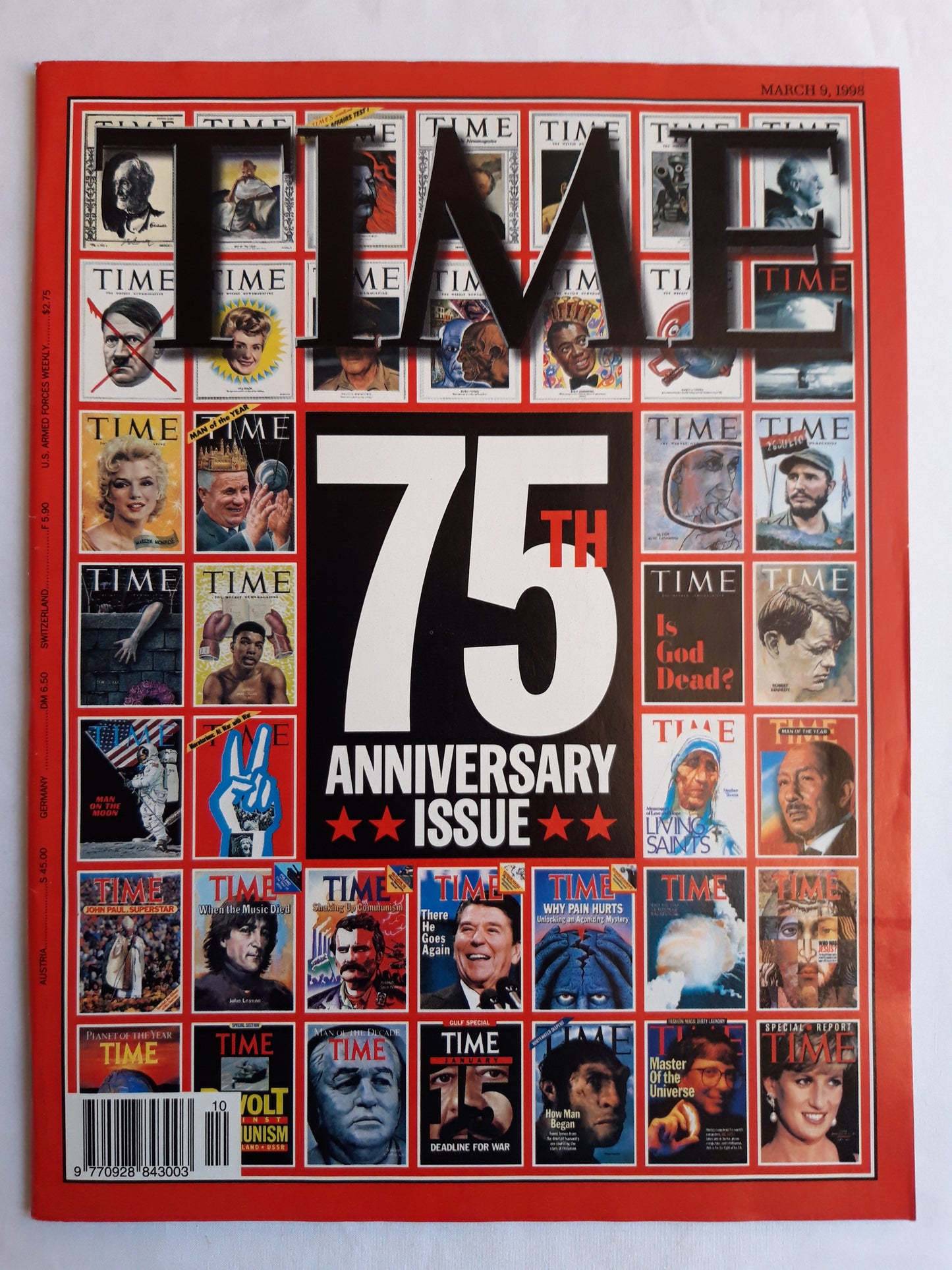 Time magazine 75th Anniversary Issue 09.03.1998 09. März March 1998