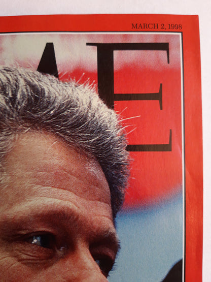 Time magazine Double Trouble Iraq: the shaky case for war Monica: waiting to testify Anthrax terrorism? The true Grit Olympics 02.03.1998 02. März March 1998