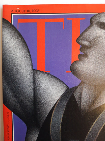 Time magazine Chasing the Cheats Drug Tour de France International Olympic Committee Sex in the Whyte house Will Bill Clinton survive 10.08.1998 10. August 1998