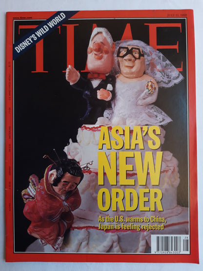 Time magazine Asia`s New Order China Japan Disney`s wild world 13.07.1998 13. July Juli 1998