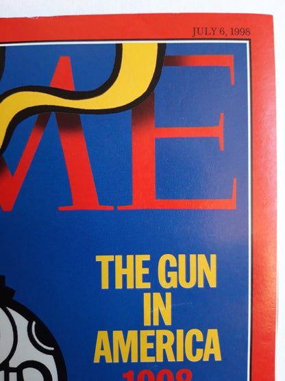 Time magazine The gun in America 1998 The Ulster Vote 06.07.1998 06. July 1998