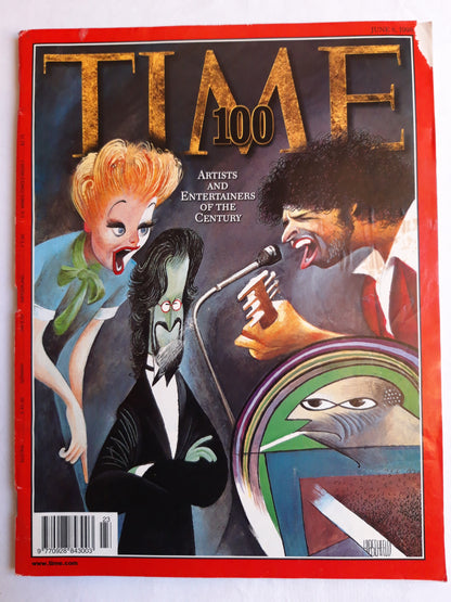 Time magazine 100 Artist and entertainers of the Century 08.06.1998 08. Juni 1998
