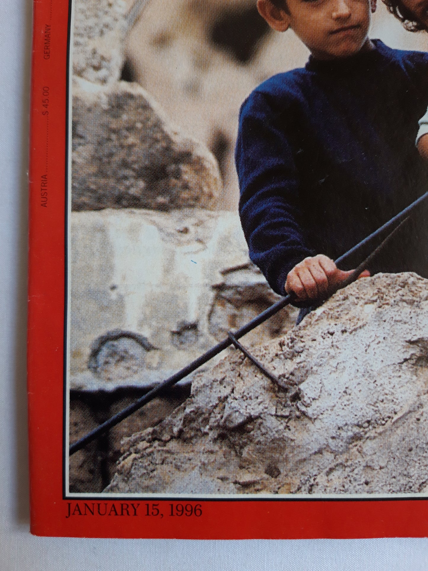 Time magazine Lebanon up from the ashes Bosnia 15.01.1996 15. 15th January 1996