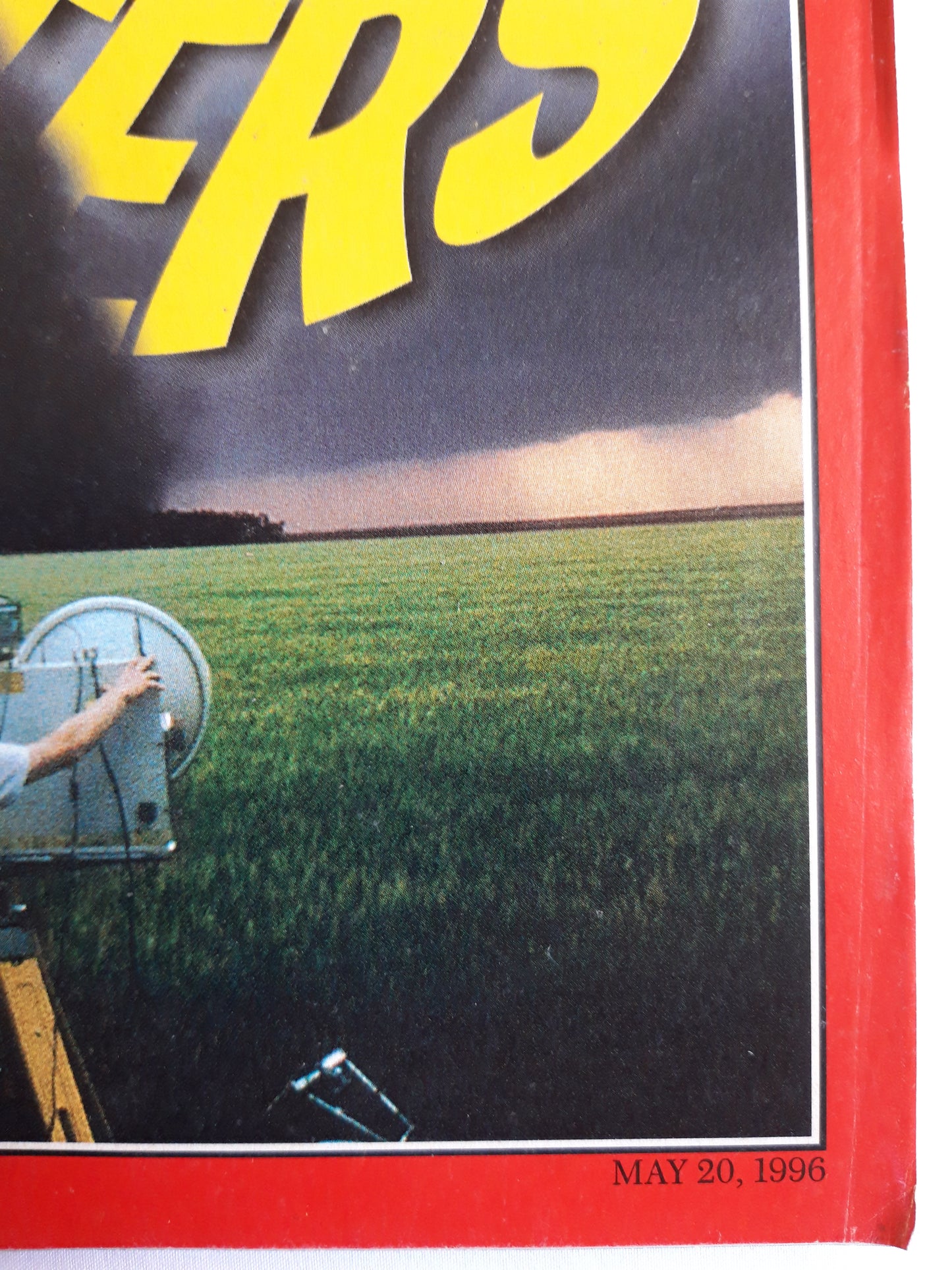 Time magazine On the trail of Twisters What scientists are learning about the mysteries of tornadoes 20.05.1996 20. 20th May Mai 1996