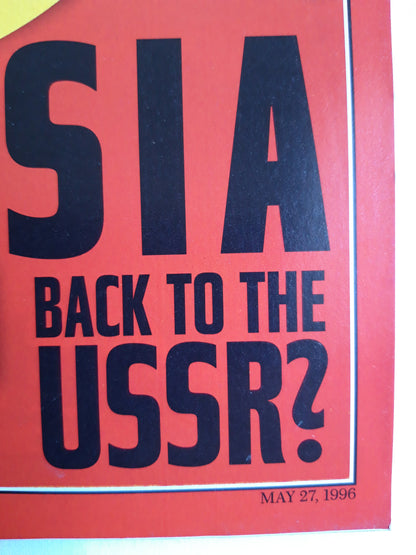 Time magazine Russia back to the USSR? Everest Olympics 27.05.1996 27. 27th May Mai 1996