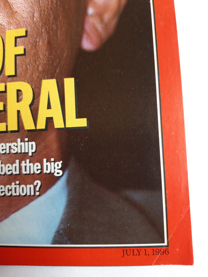 Time magazine Rise of the general Alexander Lebed Boris Yeltsin Russian election 01.07.1996 01st 01. July Juli 1996