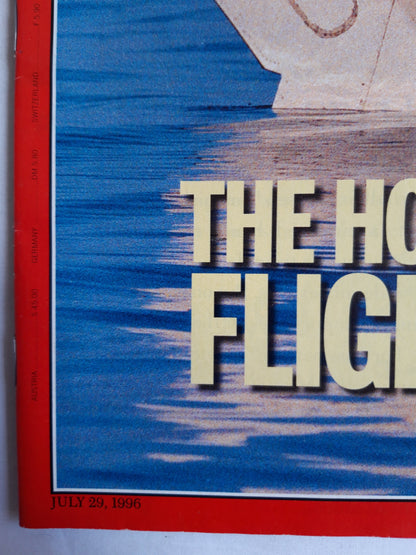 Time magazine The horror of flight 800 Olympics:the games go on 29.07.1996 27. 29th July Juli 1996