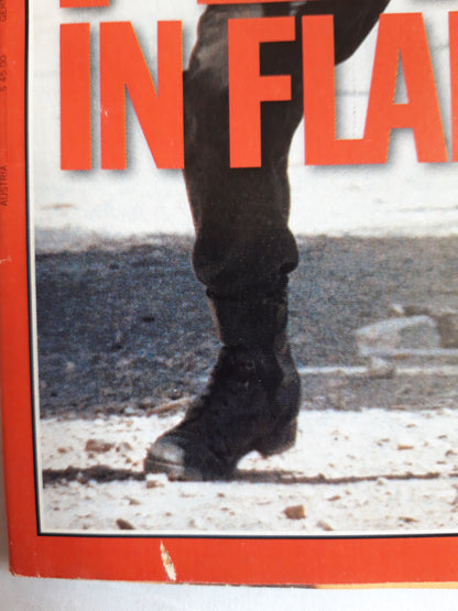 Time magazine Israel Peace in flames A Palestinian policeman firing at Israelis last week Fabulous Fabrications 07.10.1996 07.Oktober 07th October 1996