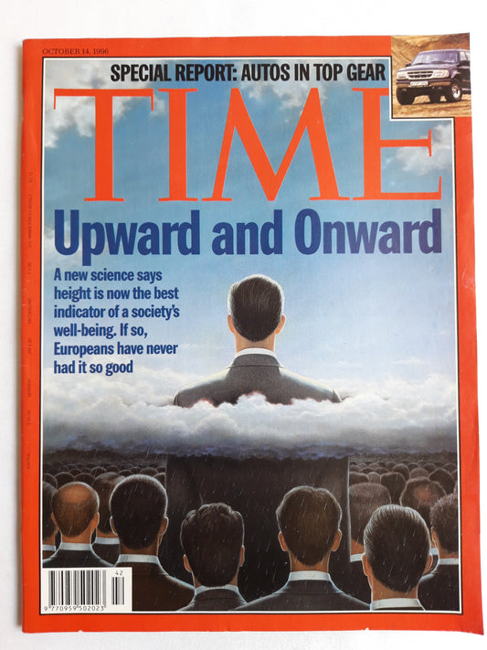Time magazine Upward and Onward hight Autos in Top Gear 14.10.1996 14. Oktober 14th october 1996