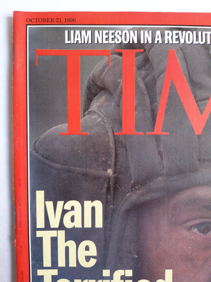 Time magazine Ivan The Terrified The Russian military Liam Neeson in a revolutionary role 21.10.1996 21. 21th Oktober October 1996