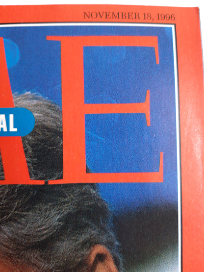 Time magazine U.S. Election Special How He Won Bill Clinton 18.11.1996 18. 18th November 1996