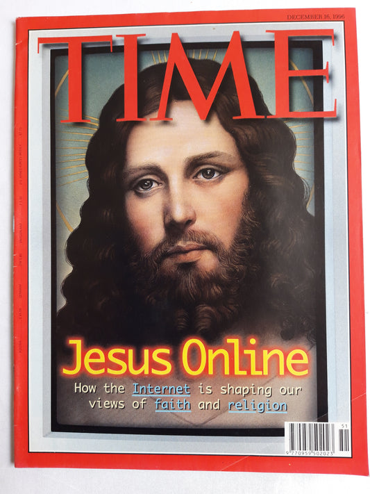 Time magazine Jesus Online Internet faith religion 16.12.1996 16. December Dezember 1996