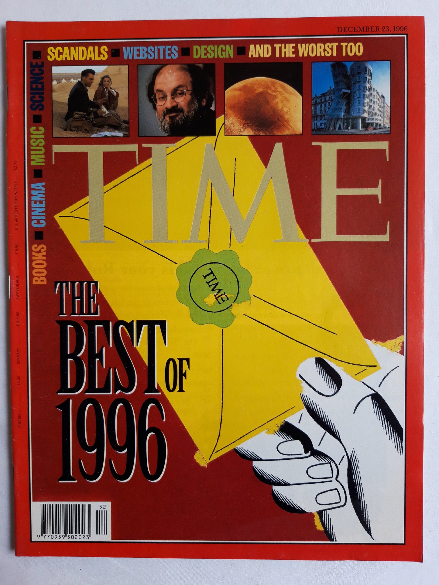 Time magazine The Best of 1996 23.12.1996 23. December Dezember 1996