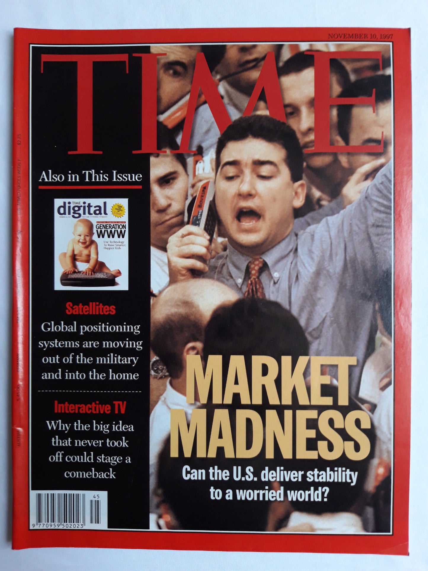 Time magazine Market Madness Digital Generation www Satellites Interactive TV 10.11.1997 10th 10. November 1997