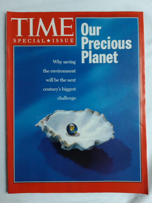 Time magazine Special Issue Our precious Planet Why saving the enviroment will be the next century`s biggest challenge 27.10.1997 27th 27. October Oktober 1997