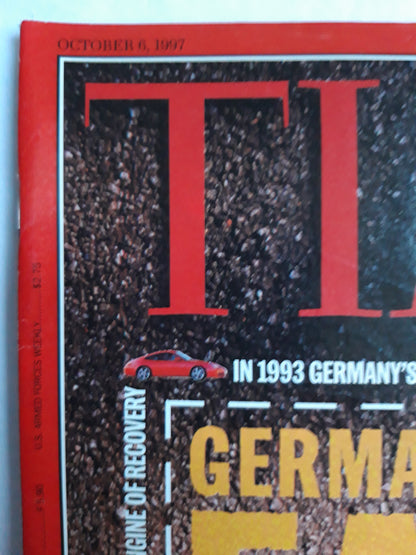 Time magazine Germany in the Fast lane Indonesia`s inferno 06.10.1997 06th 06. October Oktober 1997