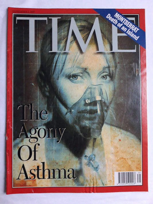 Time magazine The Agony of asthma Montserrat Death of an Island 01.09.1997 01st 01. September 1997