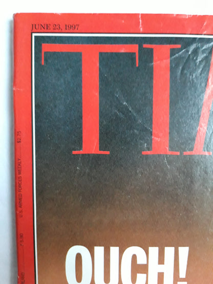 Time magazine Ouch! How maastricht is forcing Europeans to question th nature and purpose of union UFO. The Real X-Files 23.06.1997 23rd 23. Juni June 1997