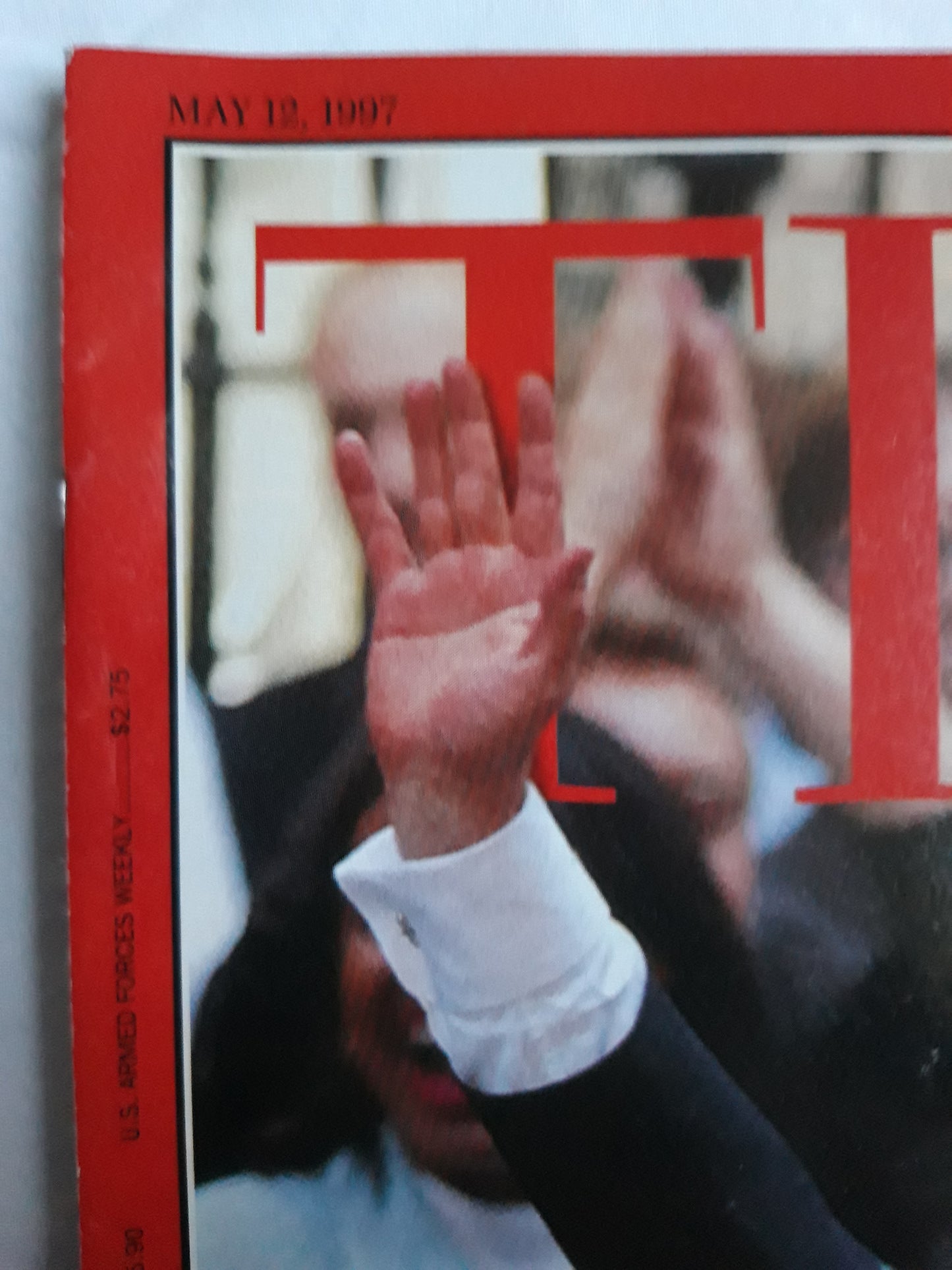 Time magazine Landslide Tony Blair`s new Labour routs the Tories and sweeps to victory Fire and Ice Antarctica`s warning Zaire: death trail 12.05.1997 12th 12. May Mai 1997