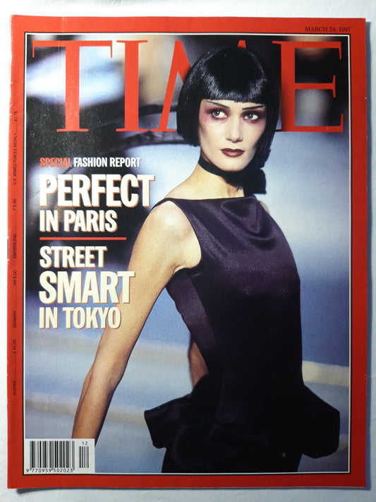 Time magazine Special Fashion report Perfect in Paris Street smart in Tokyo 24.03.1997 24th 24. March März 1997